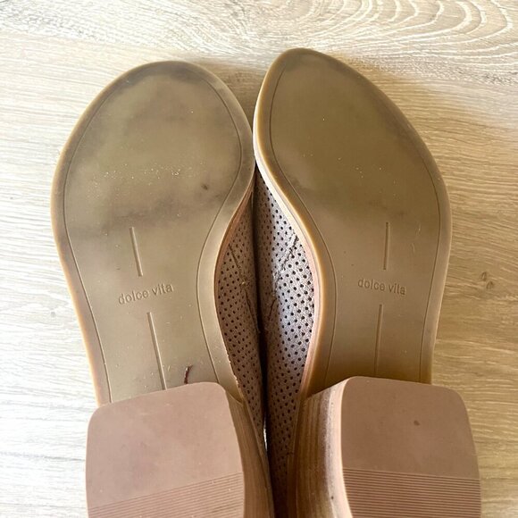 Dolce Vita Kara Suede Perforated Ankle Bootie Size 6.5 - Picture 6 of 7